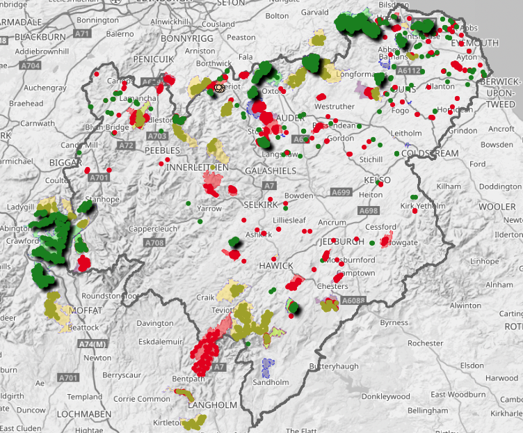 SBC Renewable Energy Map as at March 2026.