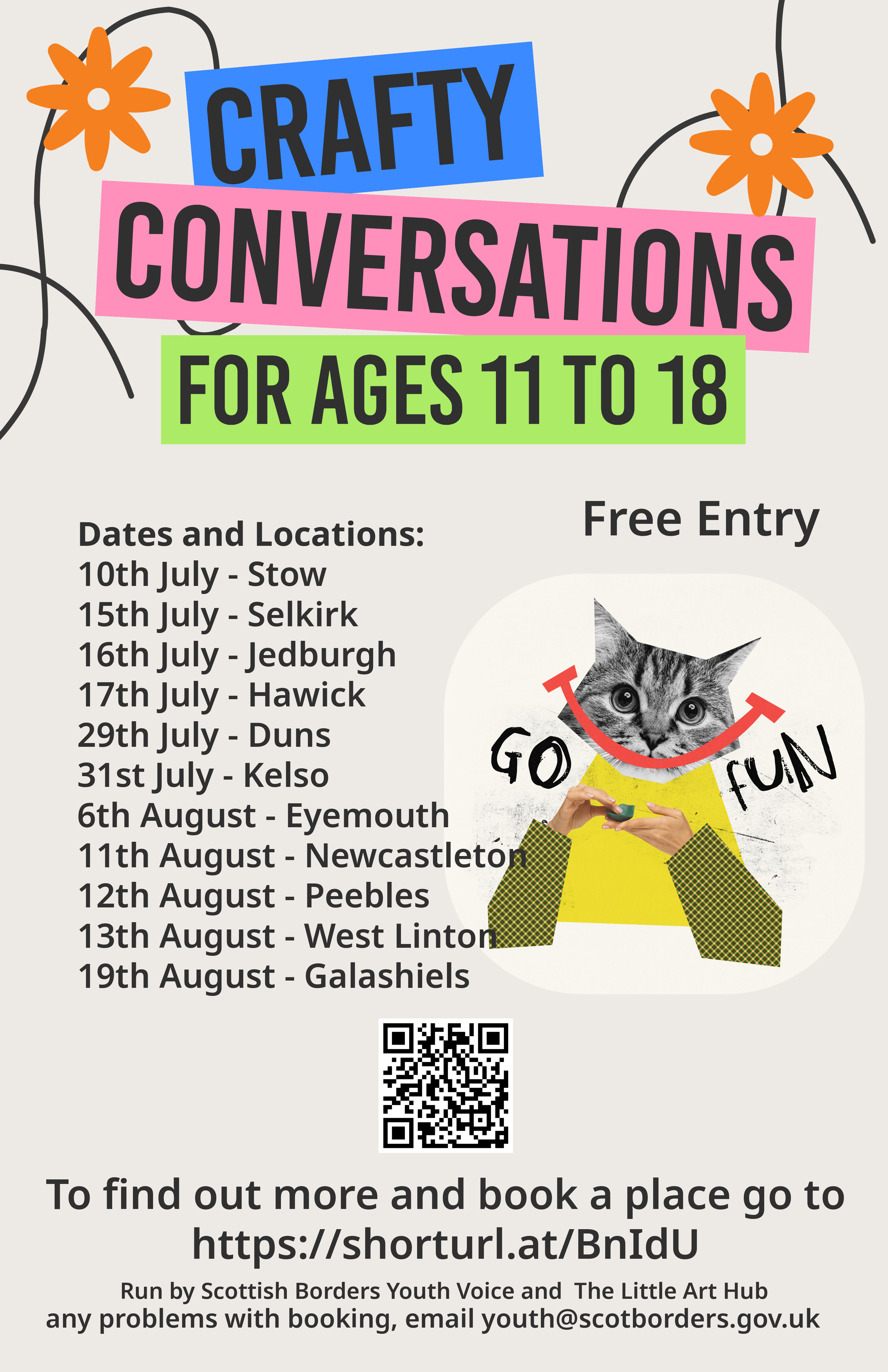 Peebles Burgh Hall drop in 2-7pm Tue 12 Aug